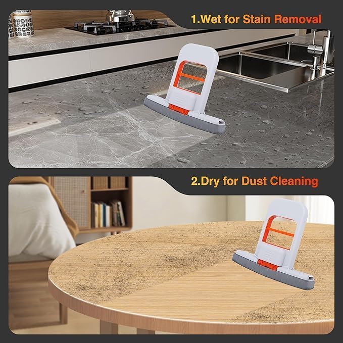 Mini Foldable Self-Squeeze Mop – Portable Desktop & Kitchen Cleaner | Wet & Dry Use | Smart Cleaning Tool | mydeal99
