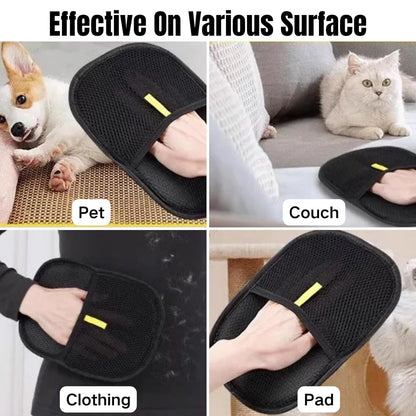 Pet Hair Removal Glove – Reusable Electrostatic Grooming Tool for Dogs & Cats | Easy Fur Cleaner | mydeal99
