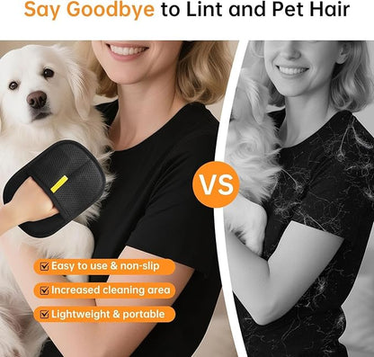 Pet Hair Removal Glove – Reusable Electrostatic Grooming Tool for Dogs & Cats | Easy Fur Cleaner | mydeal99