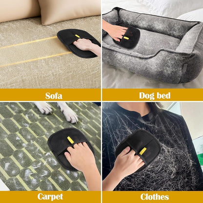 Pet Hair Removal Glove – Reusable Electrostatic Grooming Tool for Dogs & Cats | Easy Fur Cleaner | mydeal99