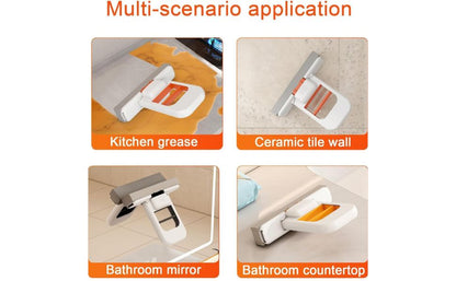 Mini Foldable Self-Squeeze Mop – Portable Desktop & Kitchen Cleaner | Wet & Dry Use | Smart Cleaning Tool | mydeal99